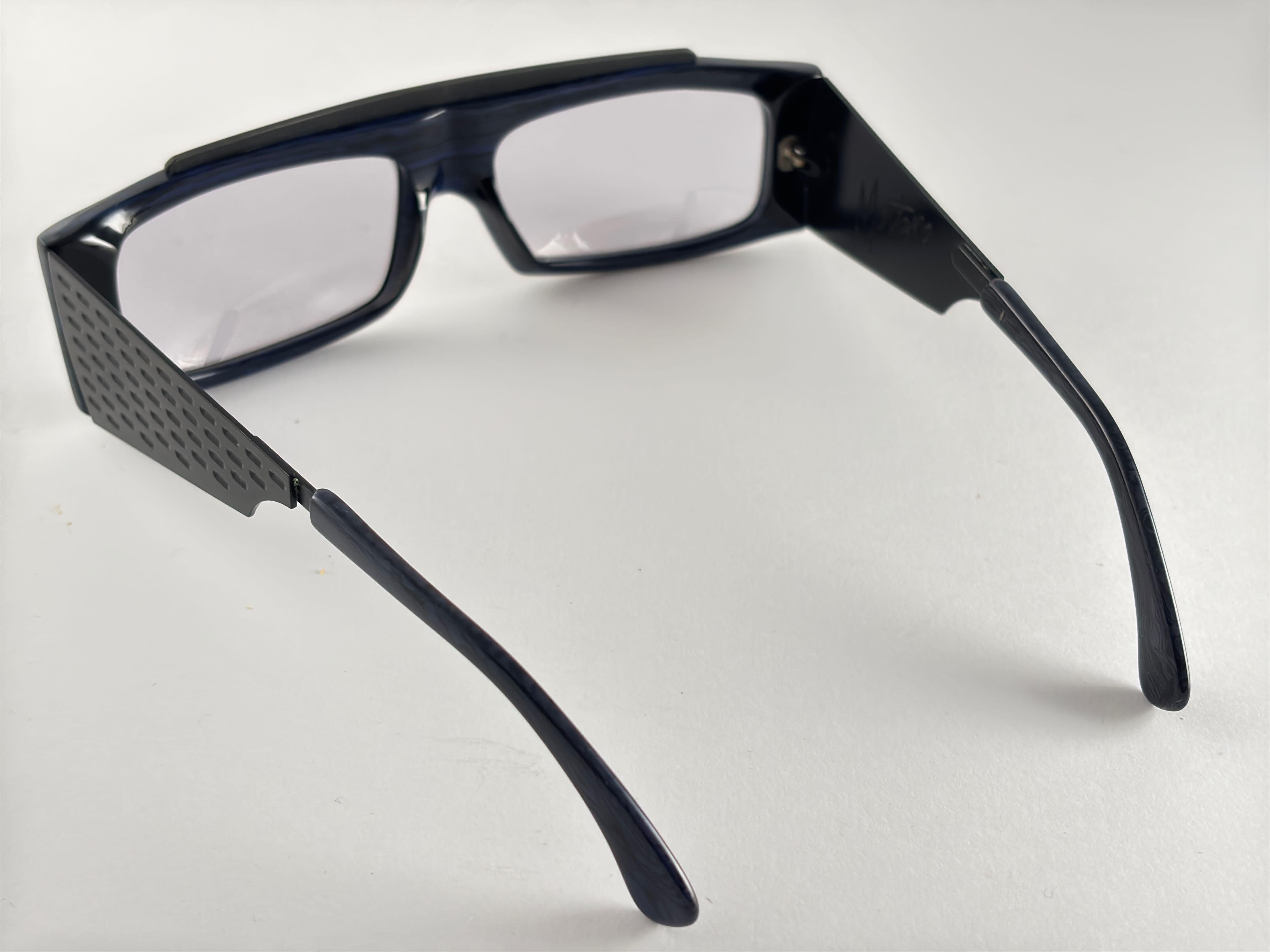 New Vintage Montana 553 Mask Handmade in France Sunglasses 80's For Sale 3