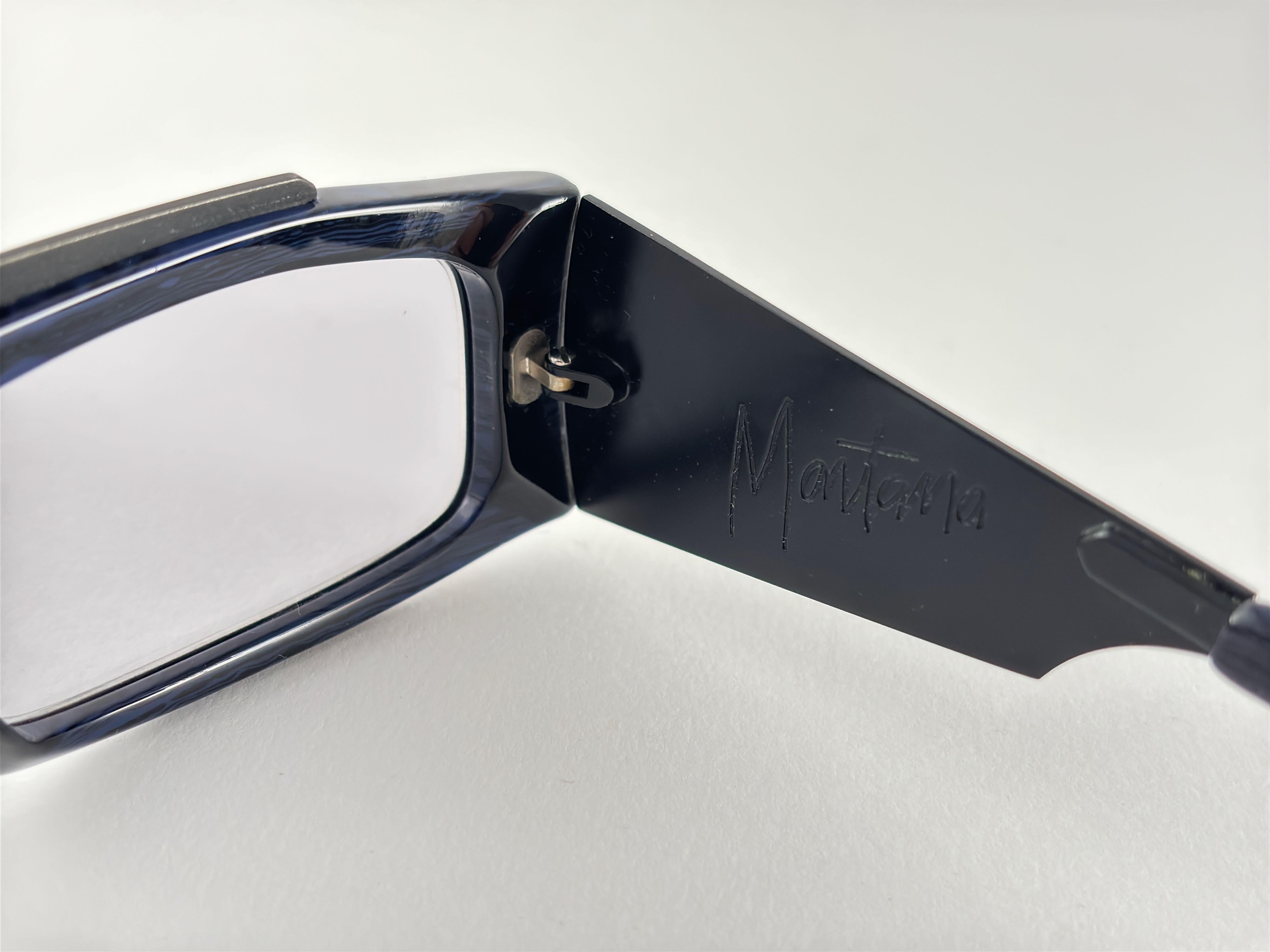 New Vintage Montana 553 Mask Handmade in France Sunglasses 80's For Sale 4