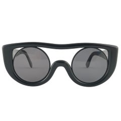 New Vintage Montana 564 Black Handmade in France Sunglasses 1980
s