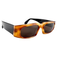 Nouveau Vintage Montana 5698 - Lunettes de soleil noires et écailles, fabriquées à la main en France, années 1980