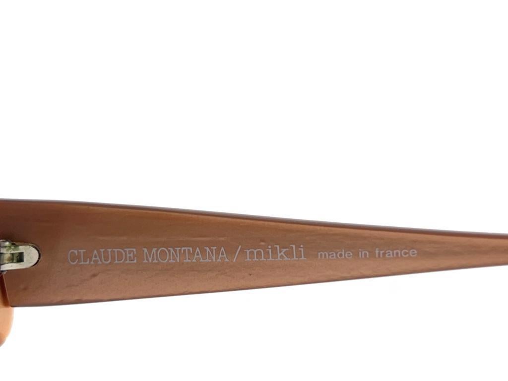 New Vintage Montana by Mikli 506 273 Made in France Sunglasses 1980's For Sale 2