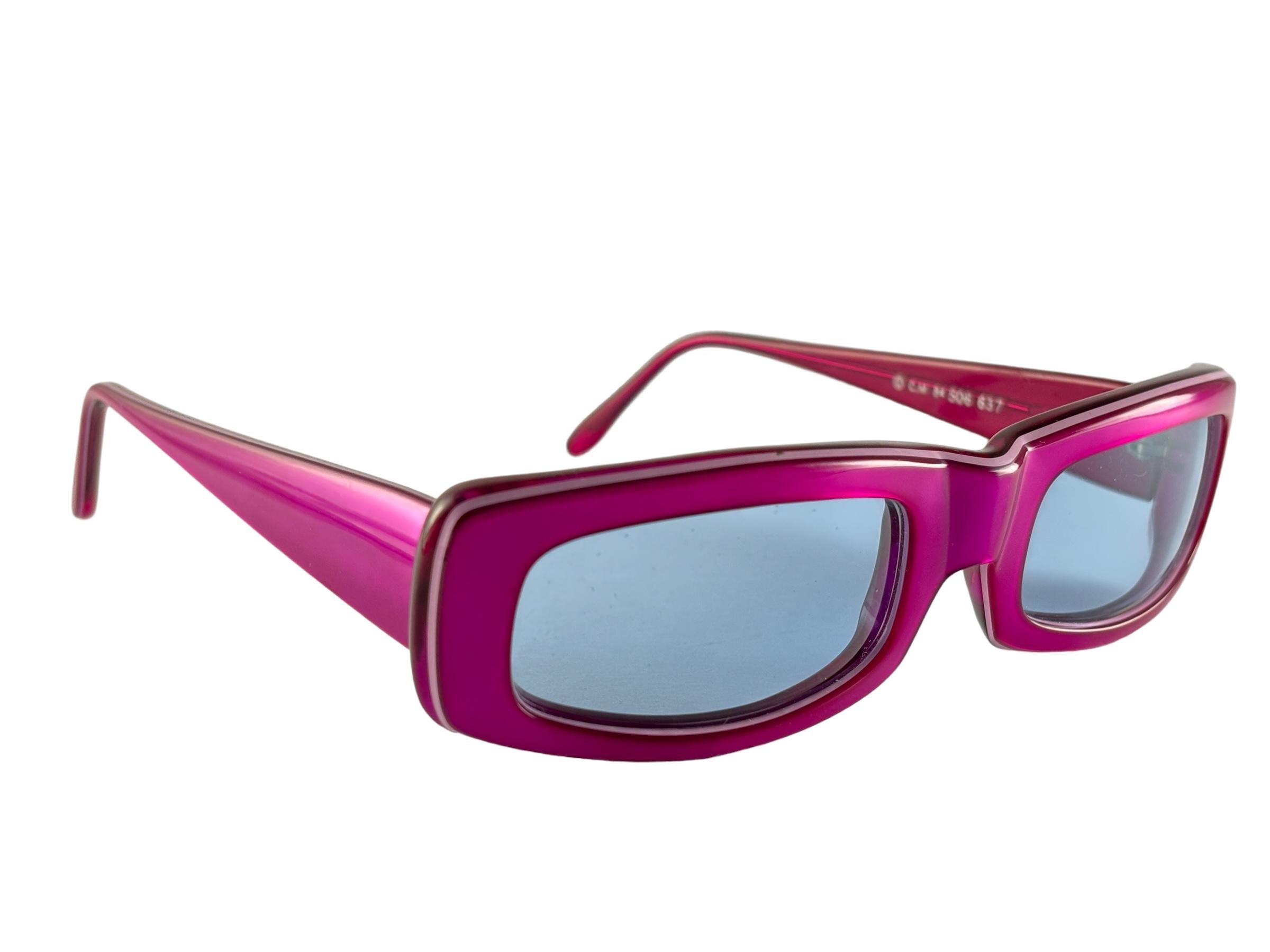 Neu Vintage Montana von Mikli 506 Fuchsia Made in France Sonnenbrille, Vintage, 1980er Jahre im Zustand „Hervorragend“ im Angebot in Baleares, Baleares