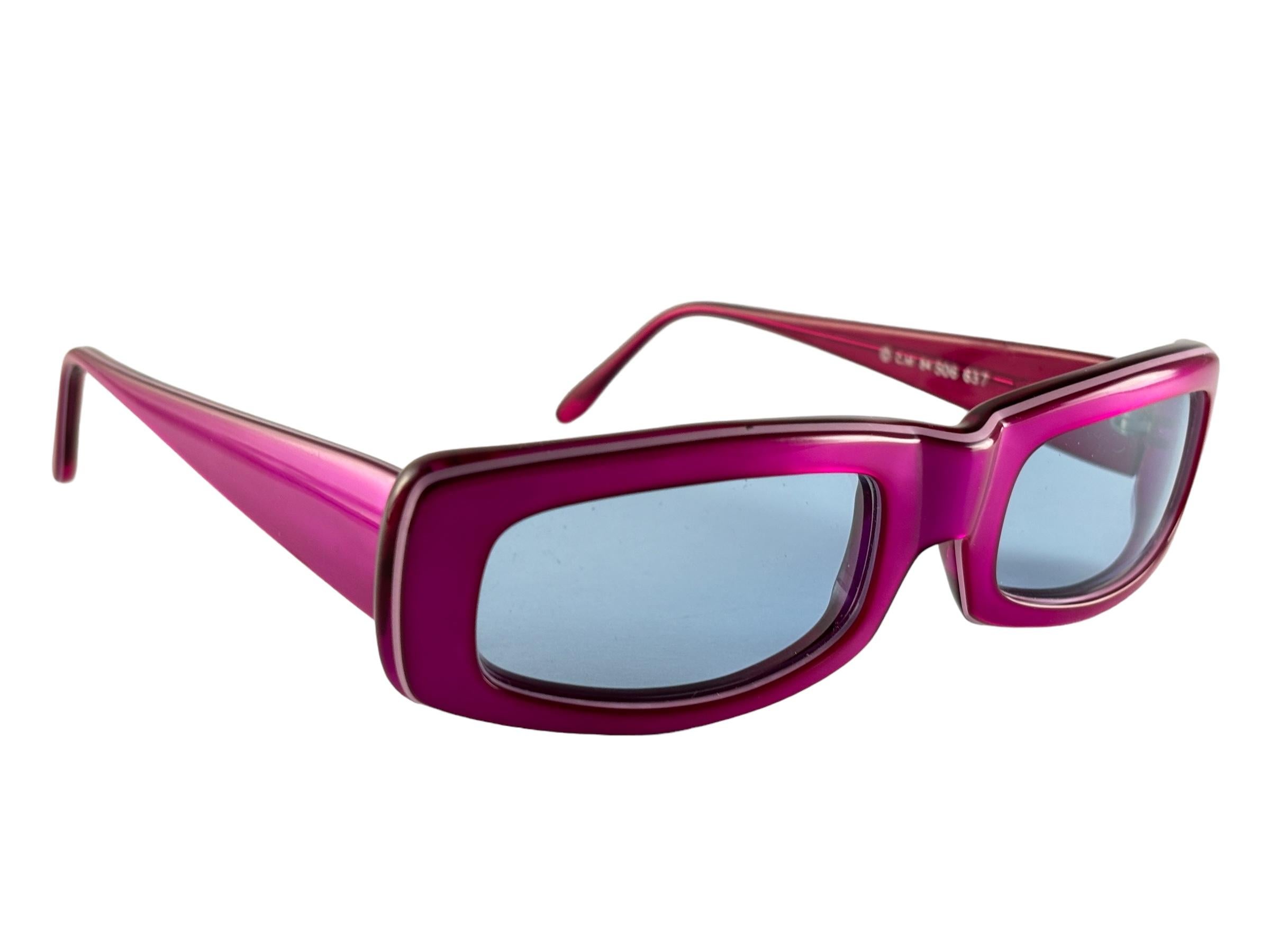 Neu Vintage Montana von Mikli 506 Fuchsia Made in France Sonnenbrille, Vintage, 1980er Jahre im Angebot 1