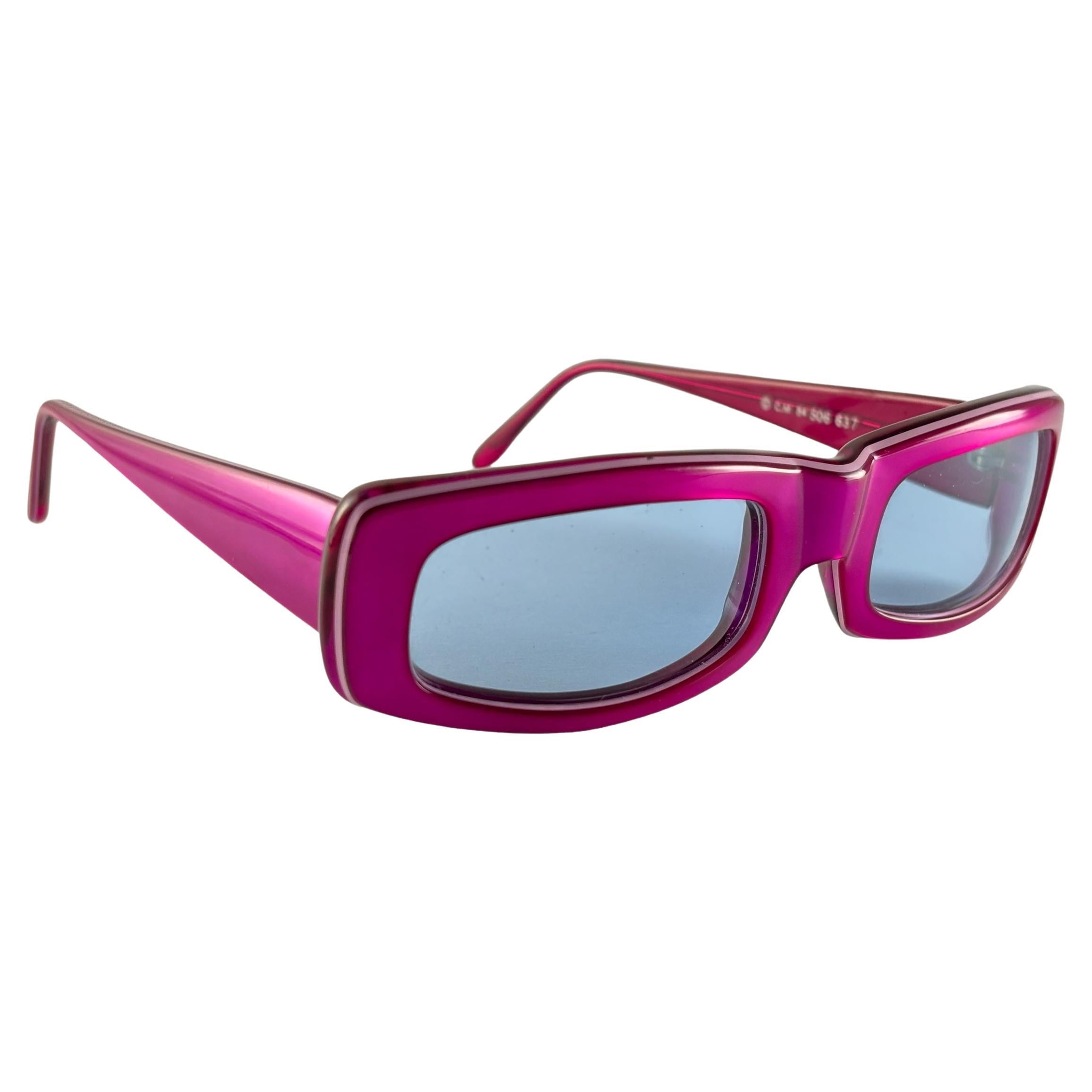 Neu Vintage Montana von Mikli 506 Fuchsia Made in France Sonnenbrille, Vintage, 1980er Jahre im Angebot