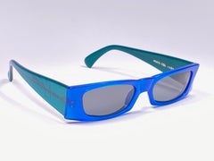 Neu Vintage Montana M605 True Blue & Green Handmade in France Sonnenbrille 1990, neu