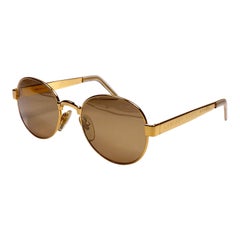 New Used Moschino By Persol M16 " Lontano Dagli Occhi "  Gold Sunglasses 