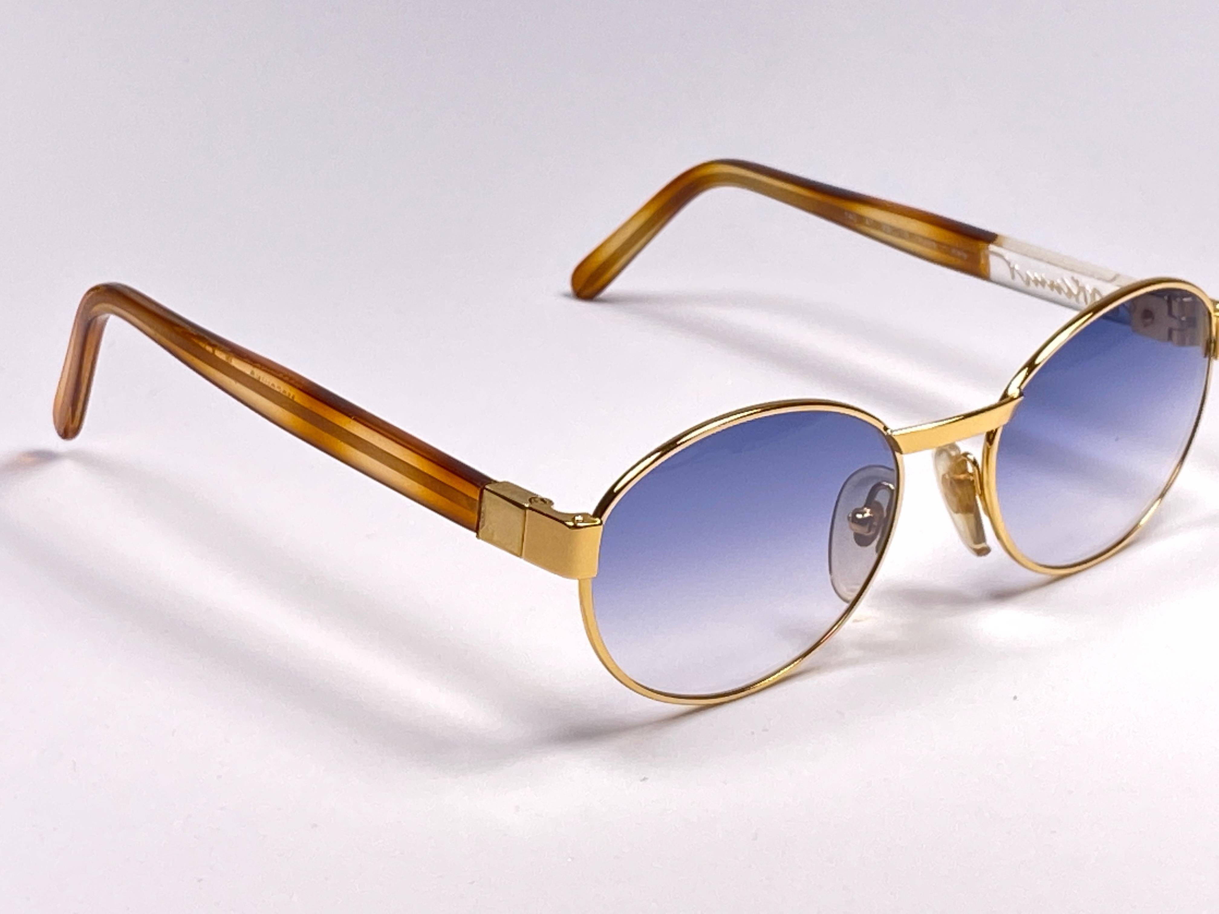 moschino gold sunglasses