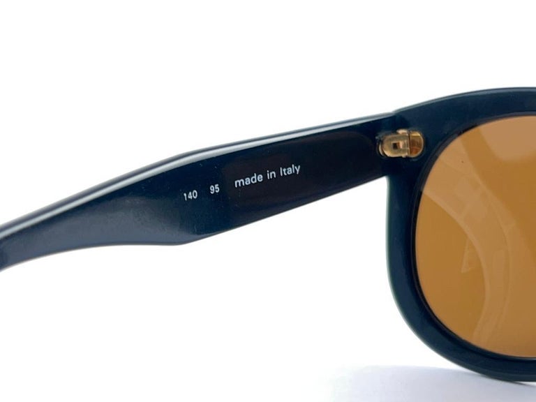New Vintage Moschino M252 By Persol Black Frame Sunglasses  display picture 1