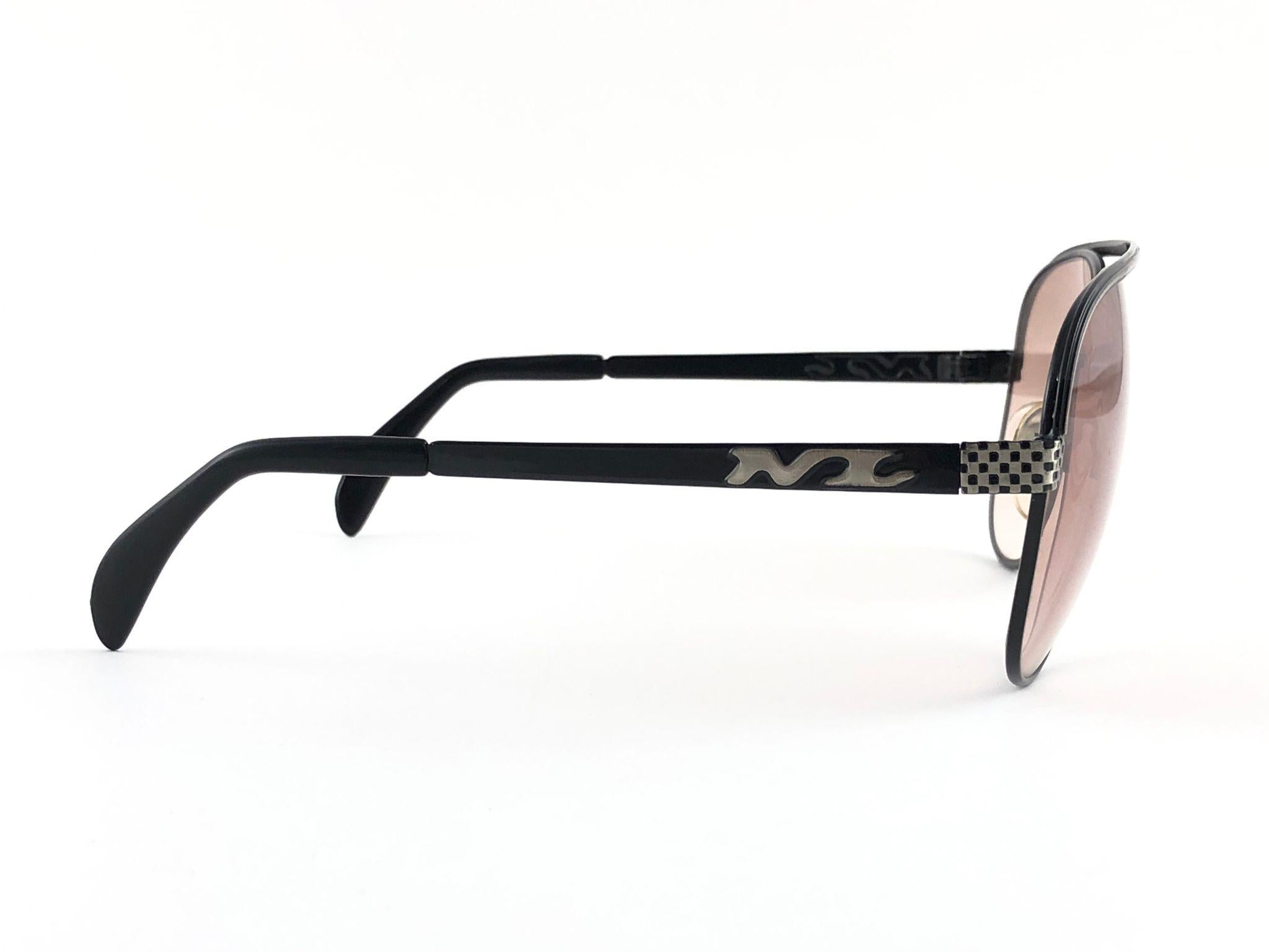 New Vintage Niki Lauda Aviator 5053 Atelier Sunglasses 1980's In Excellent Condition In Baleares, Baleares