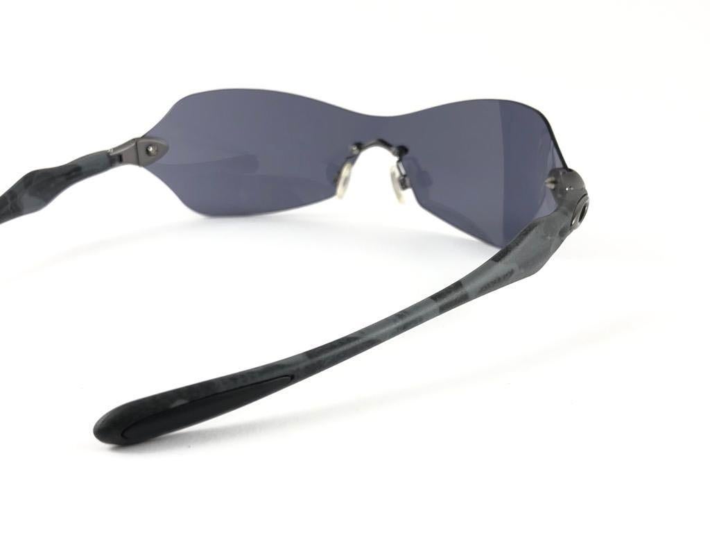 New Vintage Oakley Dartboard Night Camo Black Iridium Lens 2004 Sunglasses  4
