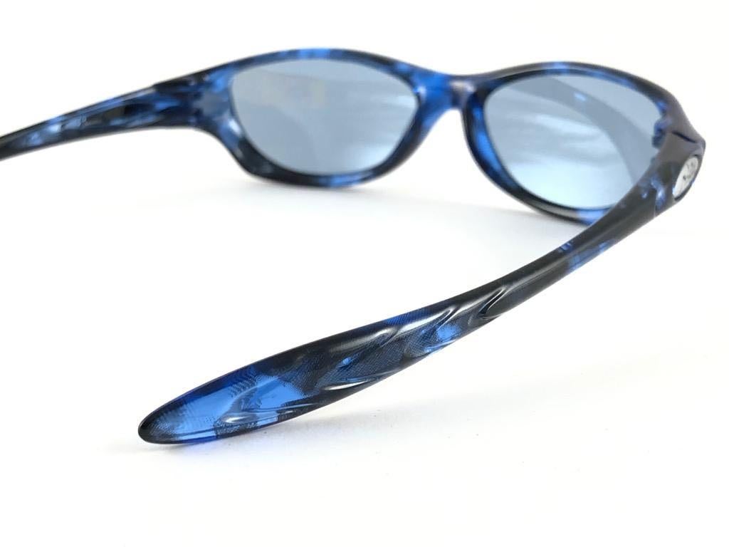 New Vintage Oakley Fate Blue Tortoise Iridium Lenses 2003 Sunglasses  2