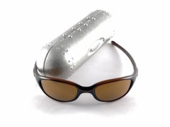 New Vintage Oakley Five Brown Translucent Mirror Lenses 2003 Sunglasses