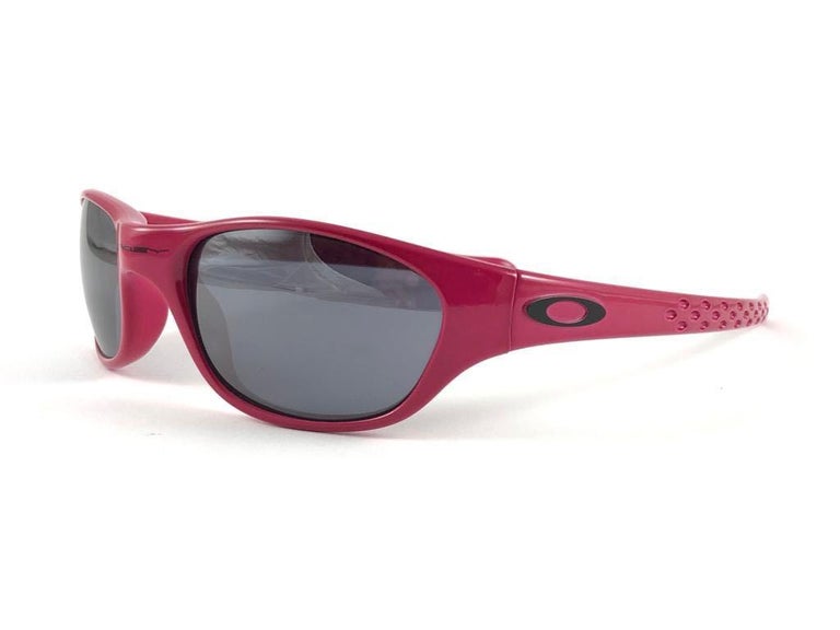 New Vintage Oakley Fives  Raspberry Black Iridium 2001 Sunglasses For  Sale at 1stDibs | oakley fives  sunglasses