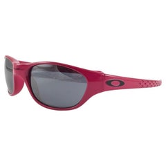 New Vintage Oakley Fives 2.0 Raspberry Black Iridium 2001 Sunglasses