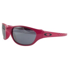 New Vintage Oakley Fives 2.0 Raspberry Black Iridium 2001 Sunglasses 