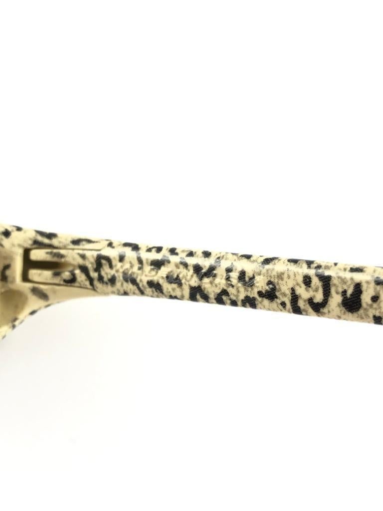 New Vintage Oakley Four Cheetah Gold Iridium 2000 Sunglasses 4