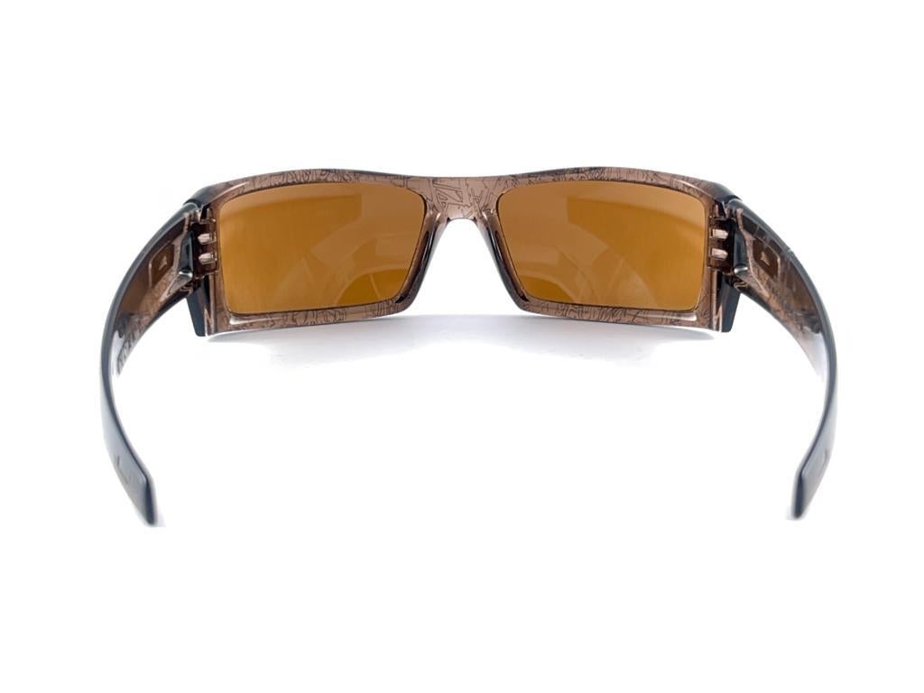 New Vintage Oakley GASCAN S Translucent Frame Sunglasses  7