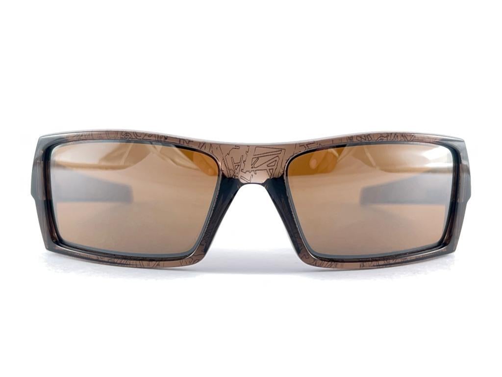 New Vintage Oakley GASCAN S Translucent Frame Sunglasses  8
