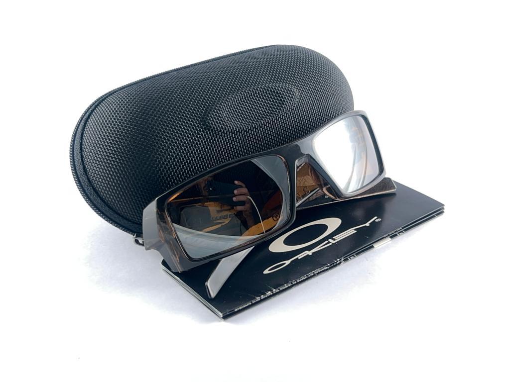 New Vintage Oakley GASCAN S Translucent Frame Sunglasses  9