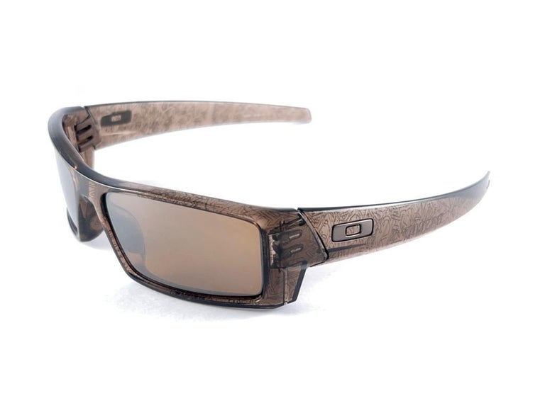 New Vintage Oakley GASCAN S Translucent Frame Sunglasses at 1stDibs