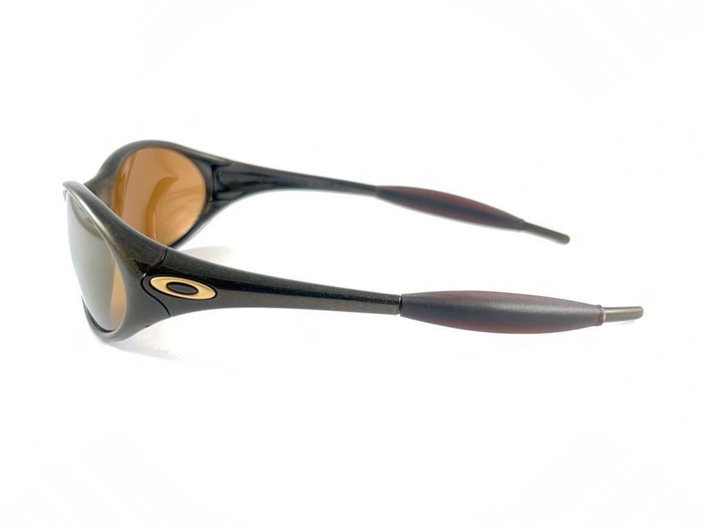 New Vintage Oakley Jacket Metallic Copper  1995 Sunglasses 1