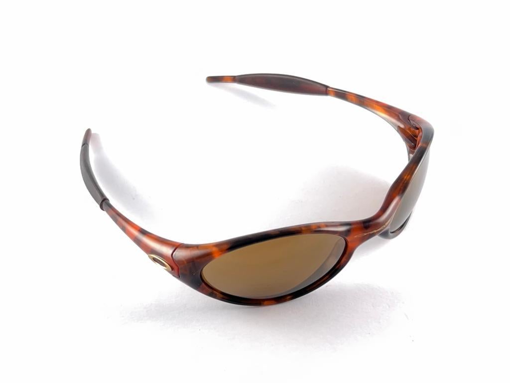 New Vintage Oakley Jacket Tortoise 1995 Sunglasses 2