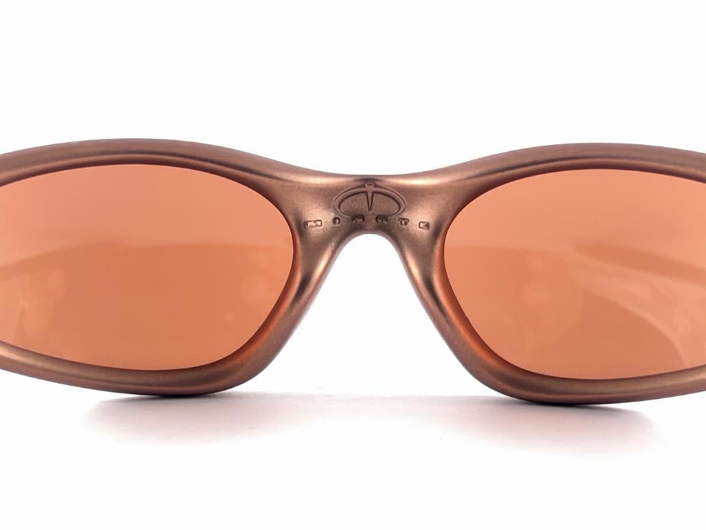 New Vintage Oakley Minute Copper mirror Lens 1999 Sunglasses 3