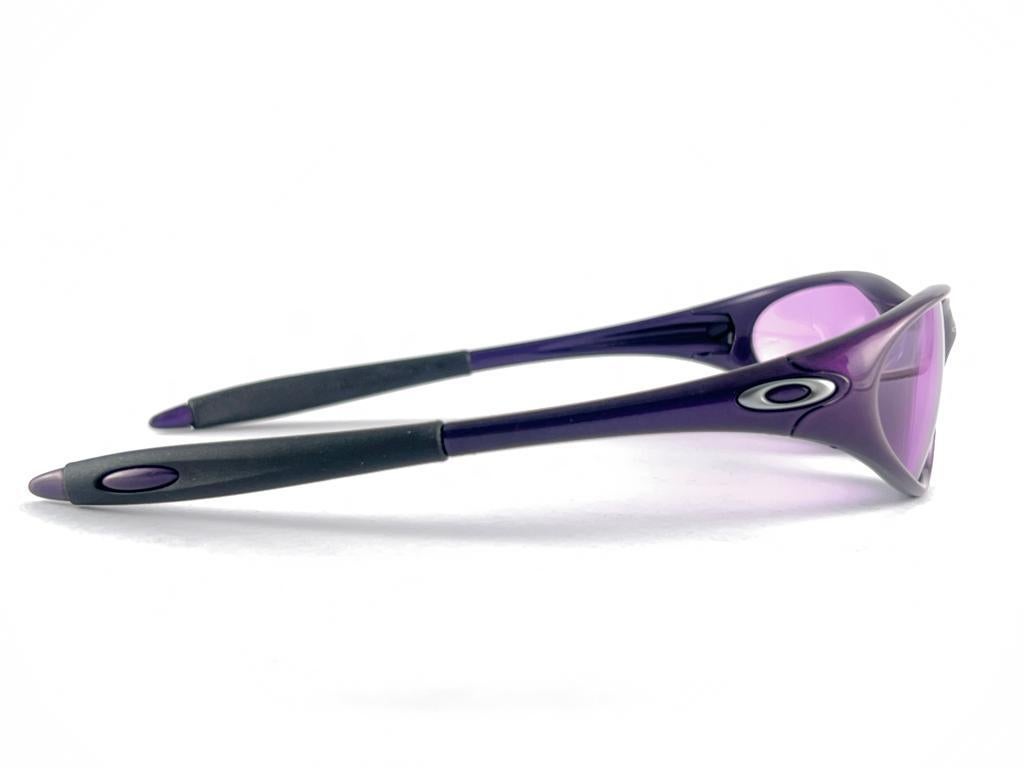 New Vintage Oakley Minute Purple Lens 1999 Sunglasses 5