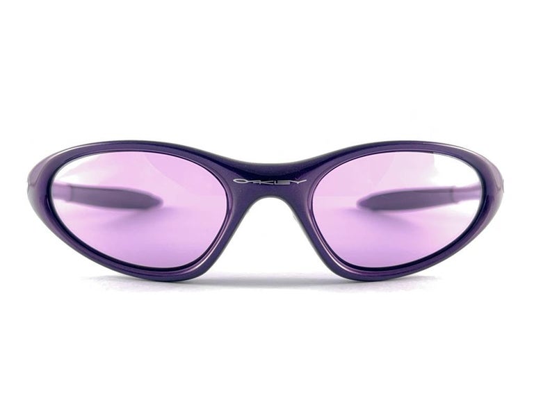 New Vintage Oakley Minute Purple Lens 1999 Sunglasses at 1stDibs