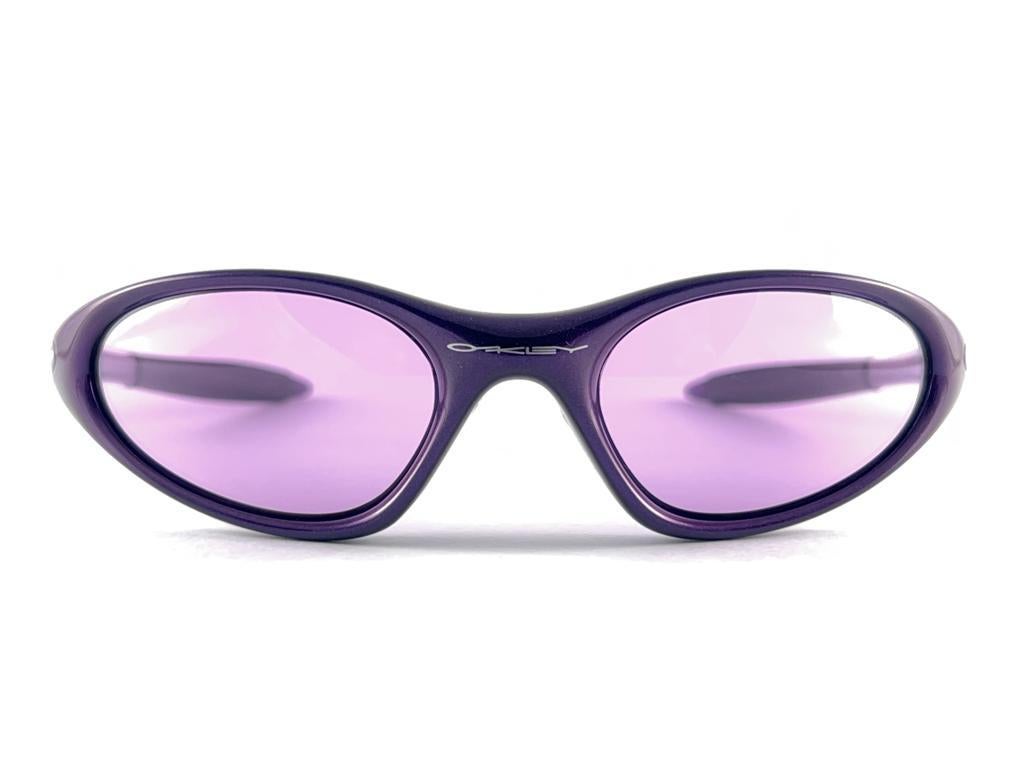 New Vintage Oakley Minute Purple Lens 1999 Sunglasses 9