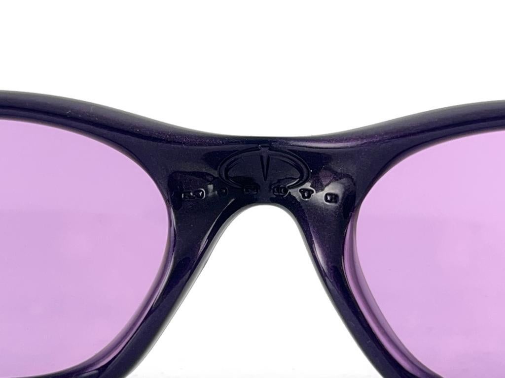 New Vintage Oakley Minute Purple Lens 1999 Sunglasses  For Sale 2