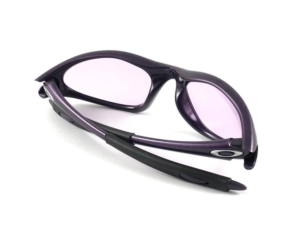 New Vintage Oakley Minute Purple Light Lens 1999 Sunglasses 4