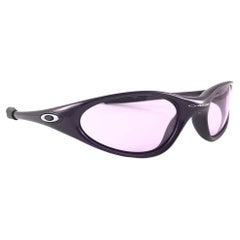 New Vintage Oakley Minute Purple Light Lens 1999 Sunglasses 