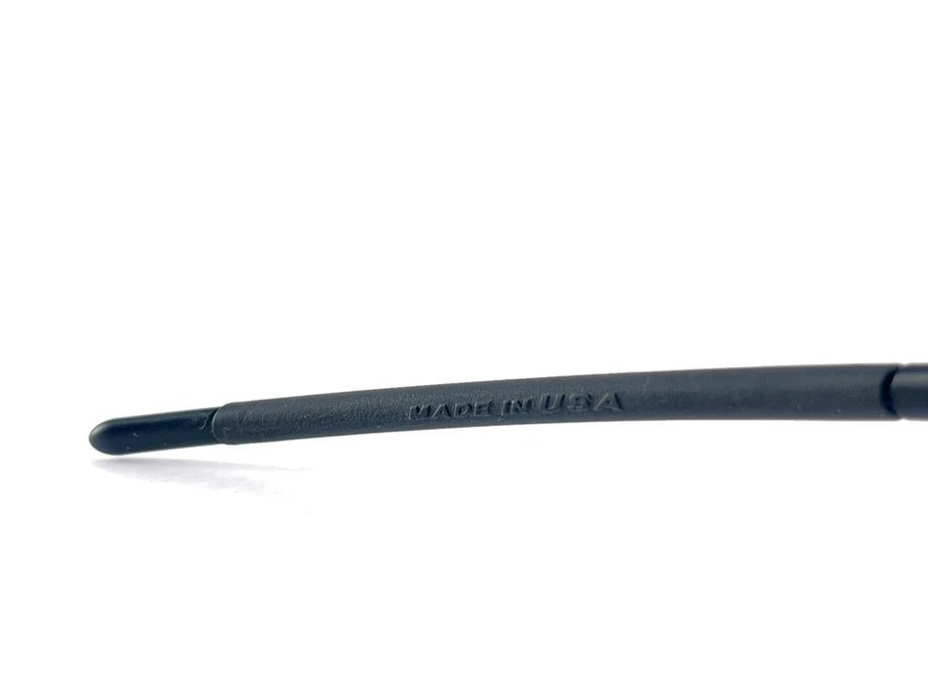 New Vintage Oakley Moon Round Black 1998 Sunglasses 5