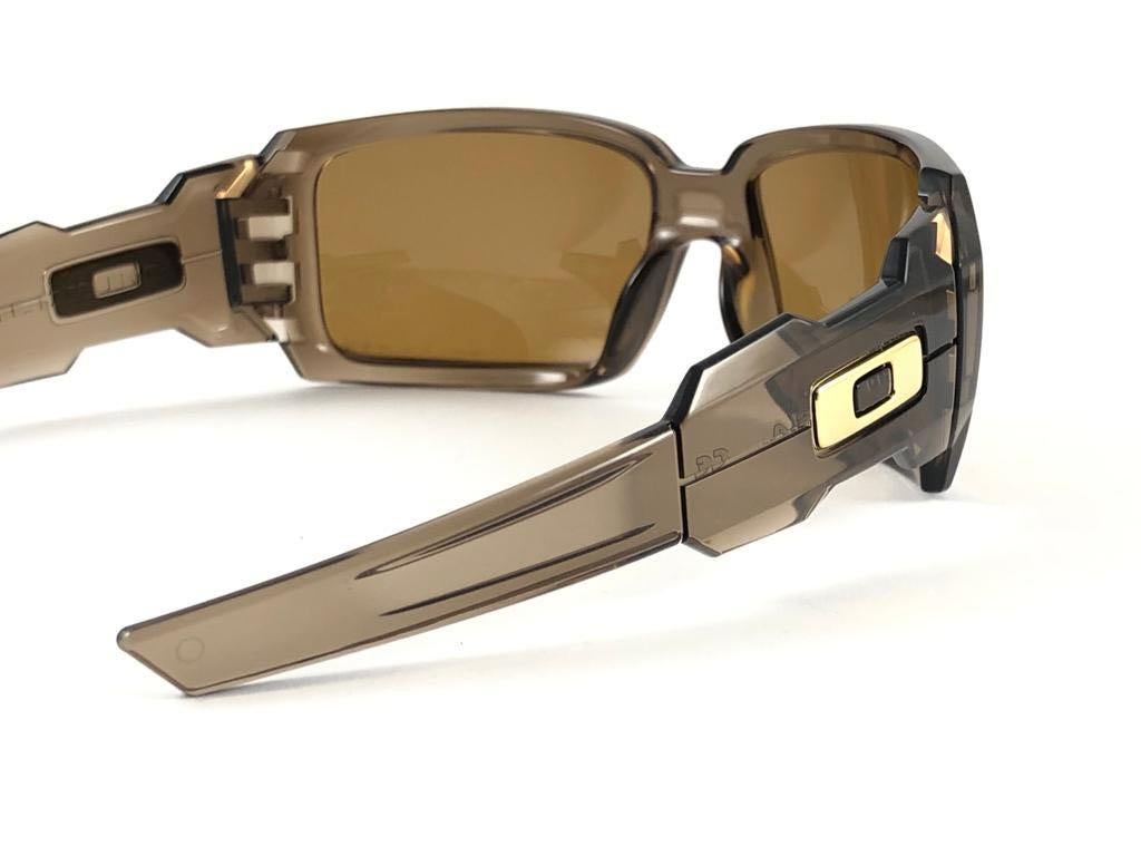 New Vintage Oakley Oil Drum Polarized Bronze Lens 2005 Sunglasses  3