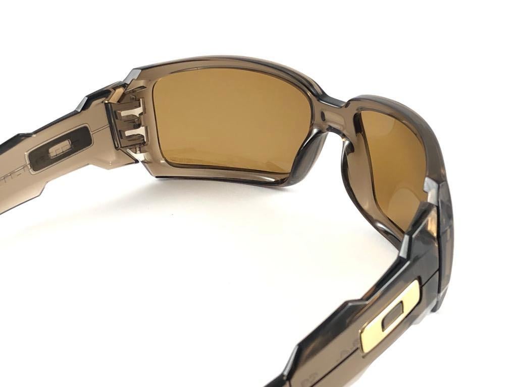 New Vintage Oakley Oil Drum Polarized Bronze Lens 2005 Sunglasses  1