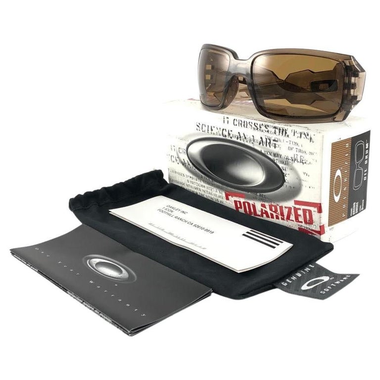 New Vintage Oakley Oil Drum Polarized Bronze Lens 2005 Sunglasses For Sale  at 1stDibs