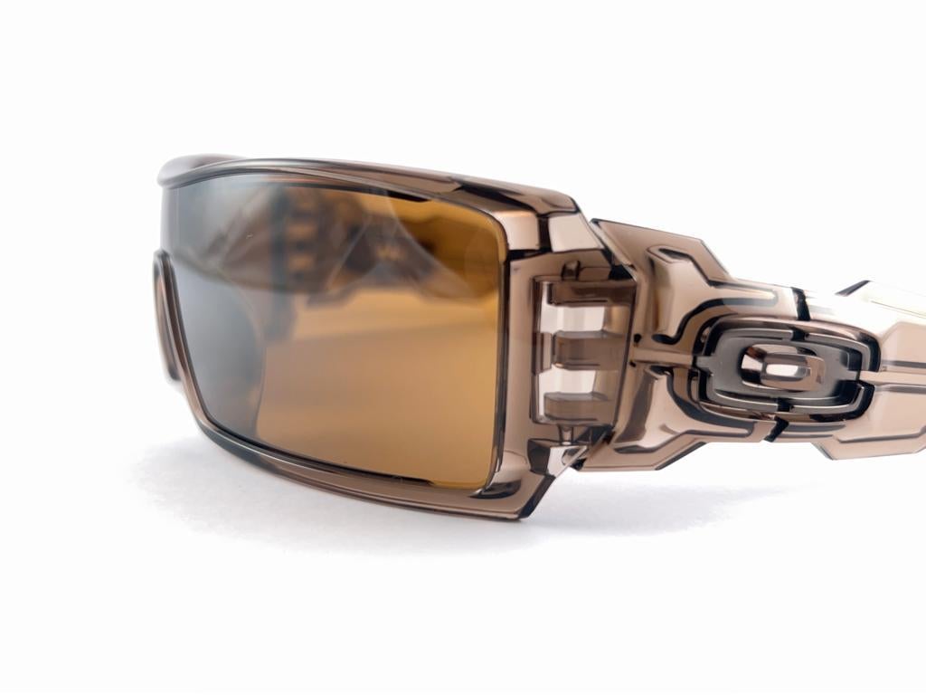 New Vintage Oakley Oil Rig  Polarized Bronze Lens 2005 Sunglasses 6