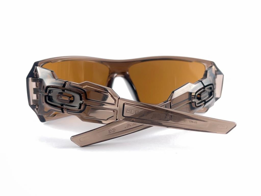 New Vintage Oakley Oil Rig  Polarized Bronze Lens 2005 Sunglasses In New Condition In Baleares, Baleares