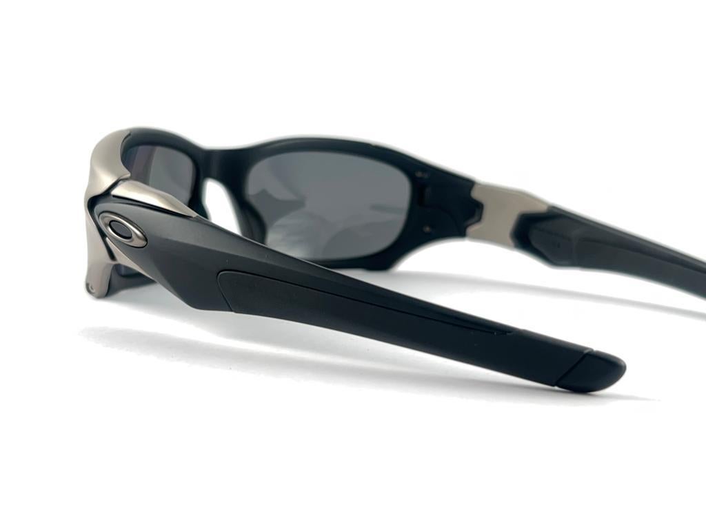 New Vintage Oakley Pitt Boss II Matte Iridium Lens 2001 Sunglasses  5