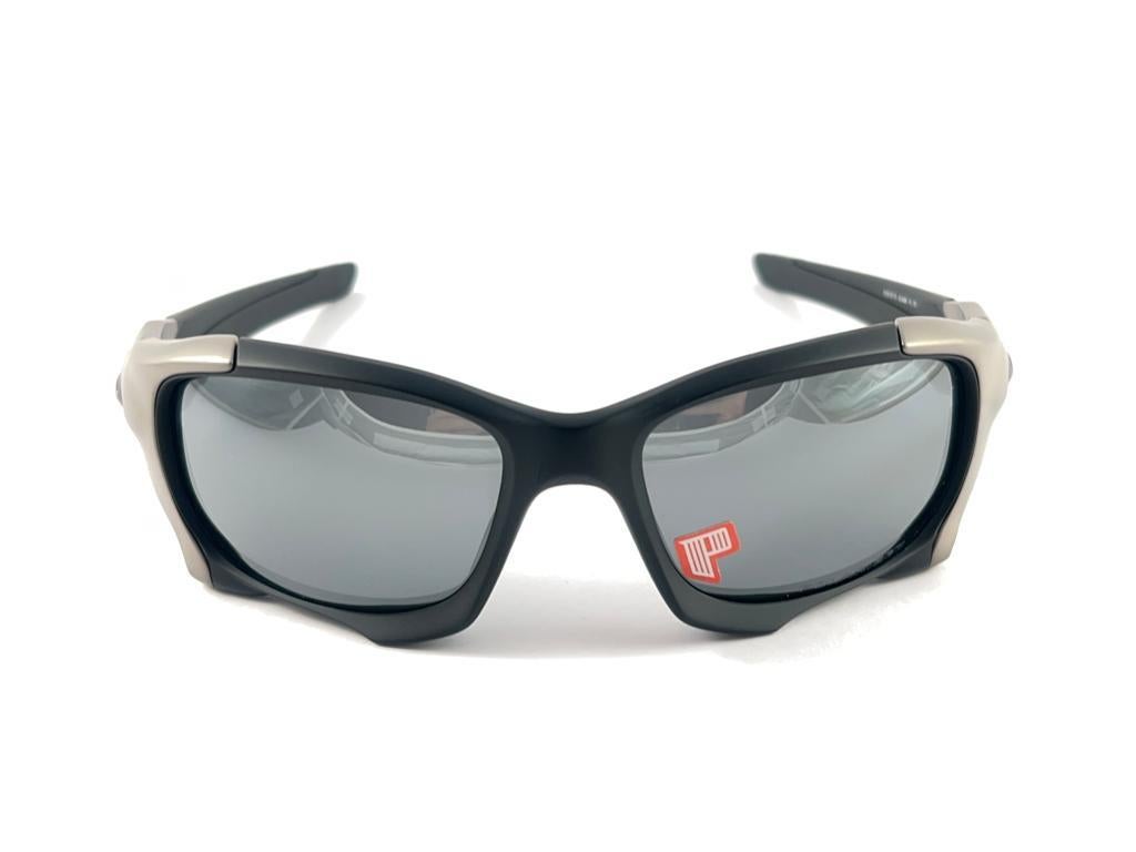 New Vintage Oakley Pitt Boss II Matte Iridium Lens 2001 Sunglasses  7