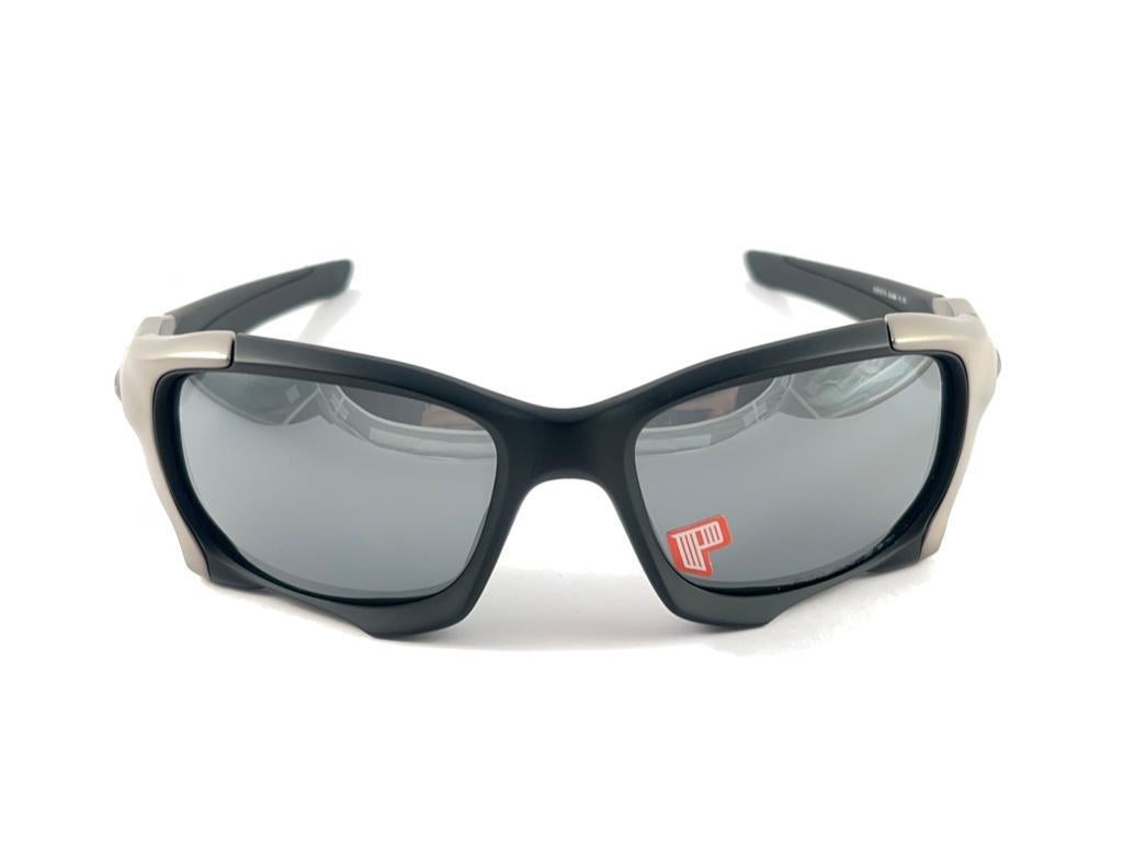 New Vintage Oakley Pitt Boss II Matte Iridium Lens 2001 Sunglasses 7