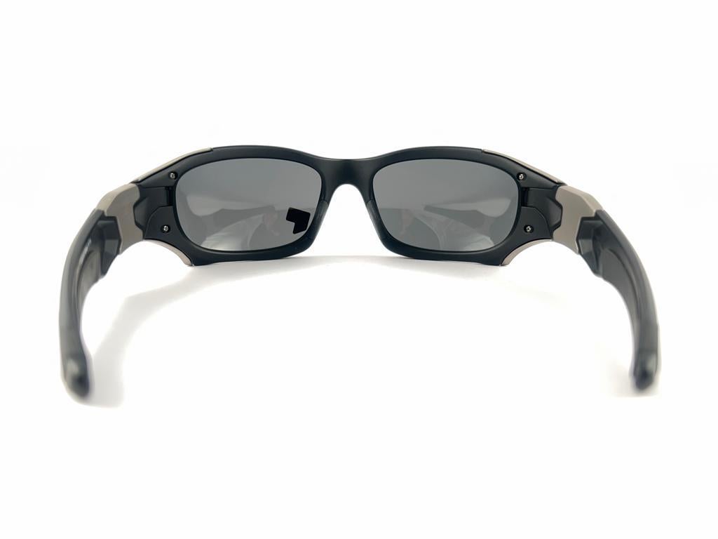 Women's or Men's New Vintage Oakley Pitt Boss II Matte Iridium Lens 2001 Sunglasses 