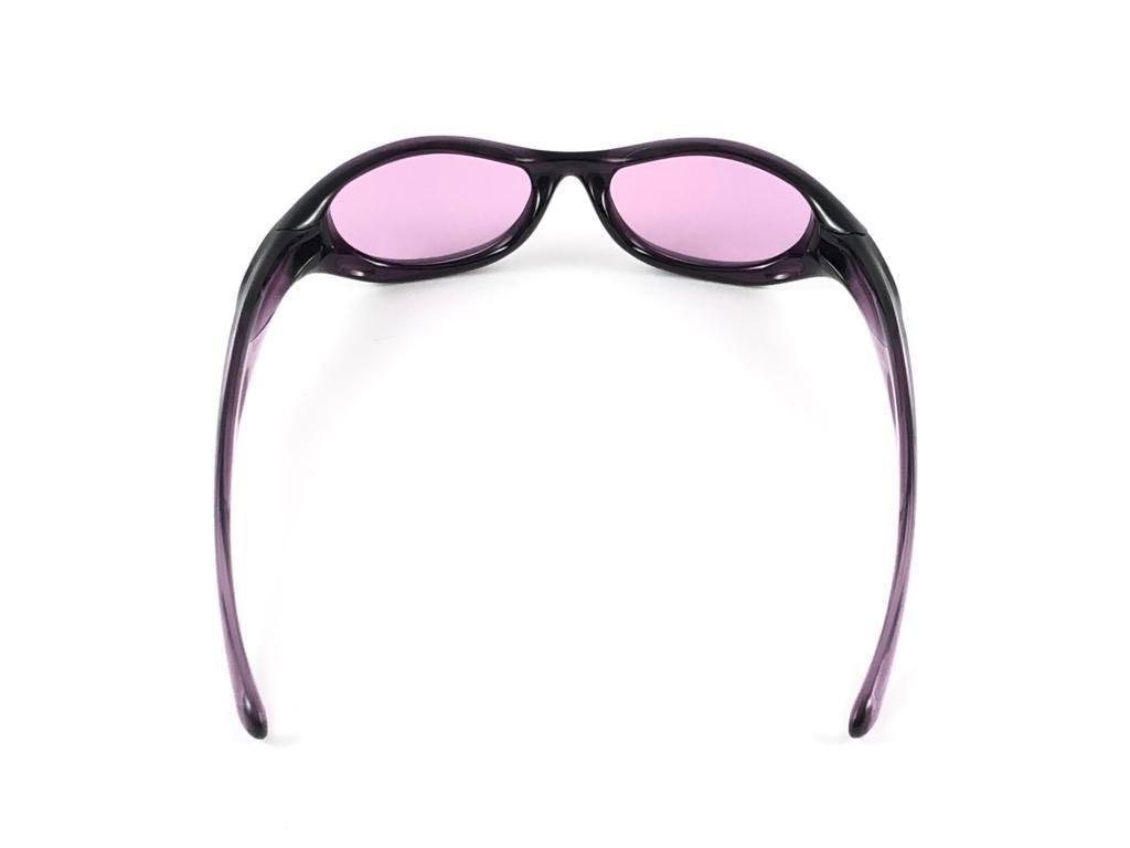New Vintage Oakley Pocket Violet Purple Iridium Lenses 2003 Sunglasses 4