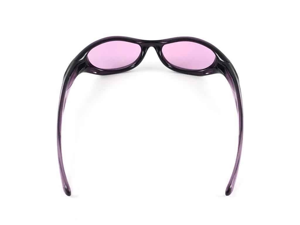 New Vintage Oakley Pocket Violet Purple Iridium Lenses 2003 Sunglasses 1