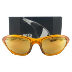 New Vintage Oakley Scar Butterscotch W24K Lens 2001 Sunglasses