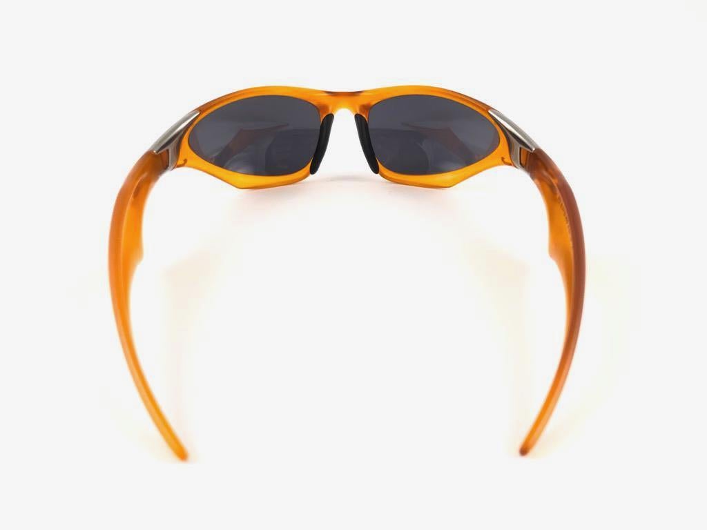 New Vintage Oakley Scar Persimmon Black Iridium Lens 2001 Sunglasses  3