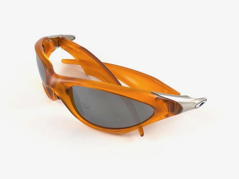 Oakley Scar Persimmon Orange Black Iridi
