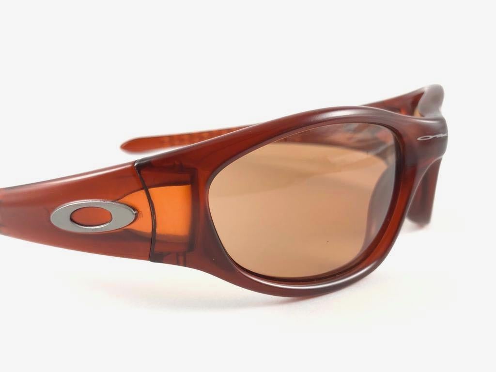 New Vintage Oakley TEN Frame Lava VR28 Lens 1998 Sunglasses 7