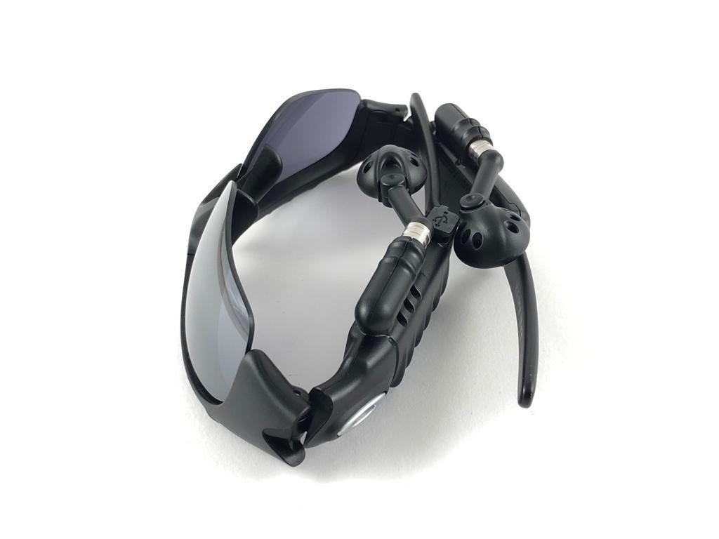New Vintage Oakley Thump 128MB MP3 Black Iridium Lenses 2003 Sunglasses 5
